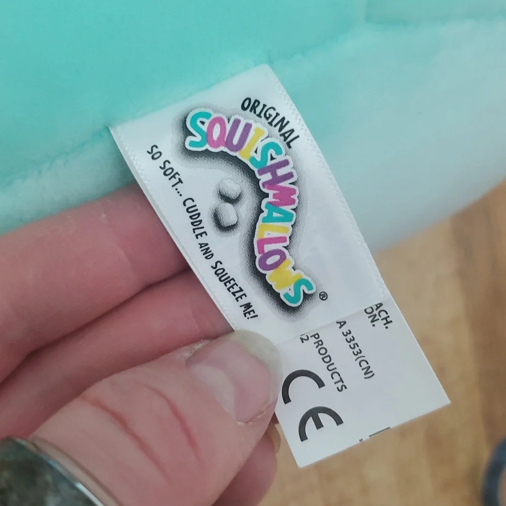Squishmallows NWT Miley The Sleeping Llama In Teal‎ Size 8